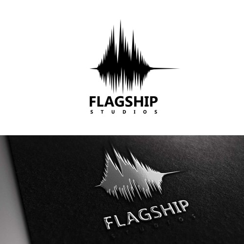 Design an attractive, professional logo for Flagship Studios, a modern recording studio!