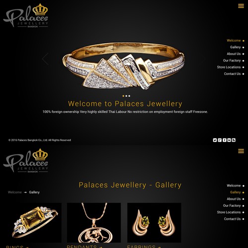 Creative Jewellery Website Design