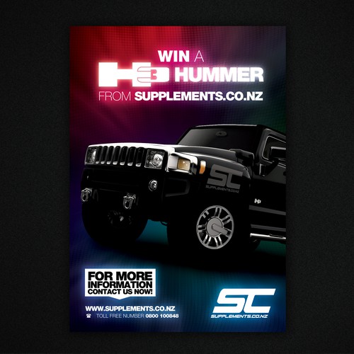 Win a H3 Hummer Poster