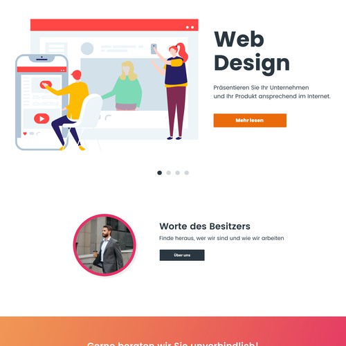homepage - web agency