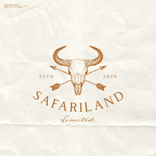Logo for a Hunting Safari Company