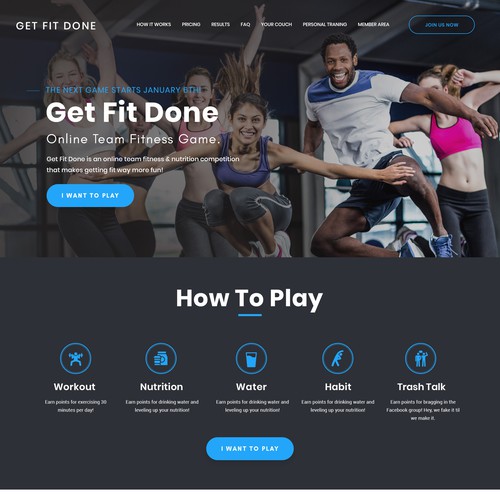 Landing page