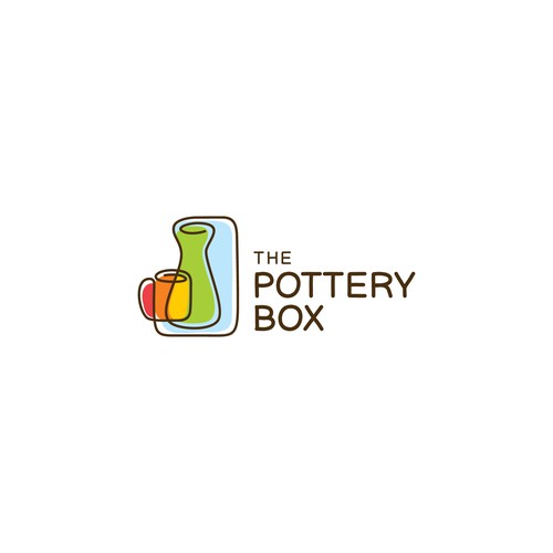 Logo concept for The Pottery Box