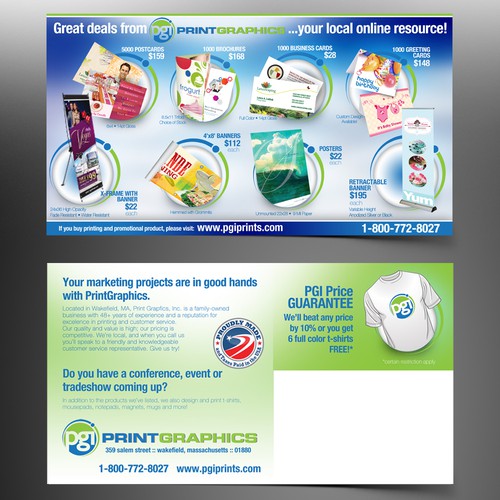 New postcard or flyer wanted for PrintGraphics