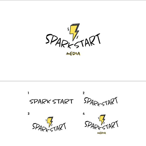 Logo for SparkStart Media the youtube channel.