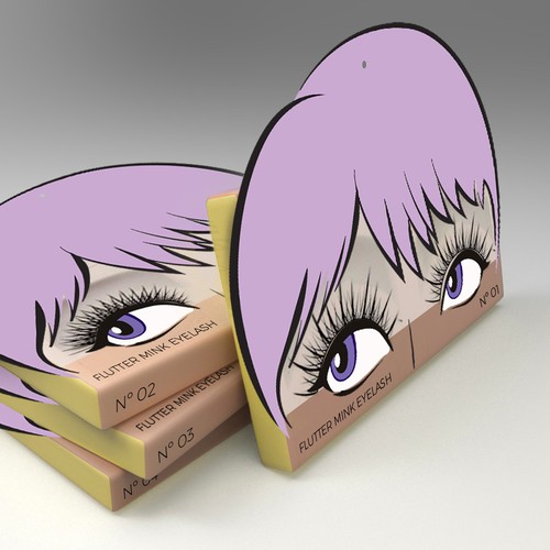 Packaging Design for Eyelashes Brand