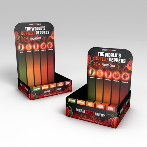 Packaging Design for Hot Peppers Company