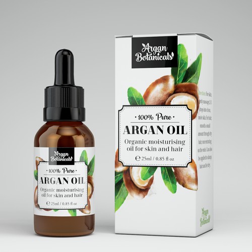argan oil packaging
