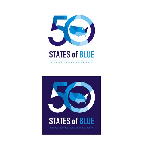 50 State of blue logo