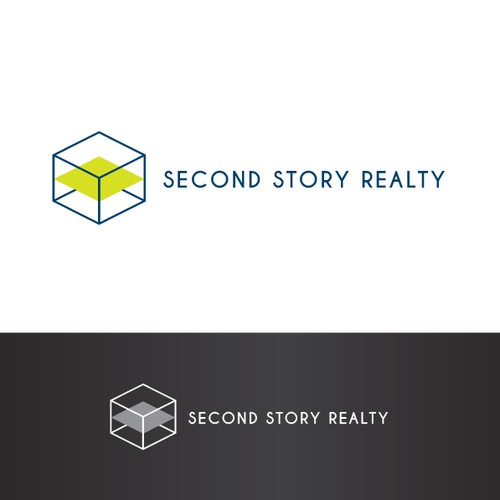 Modern logo for a real estate company