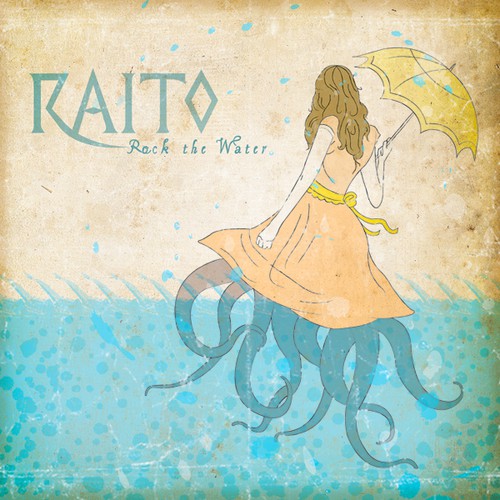 Raito~Album Art & Band Logo : Rock The Water