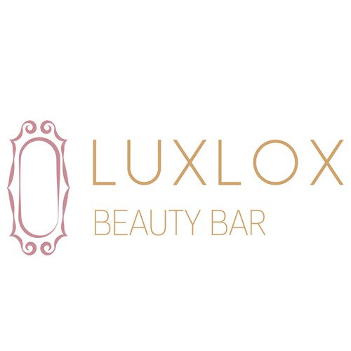 Clean and luxurious logo for beauty bar.
