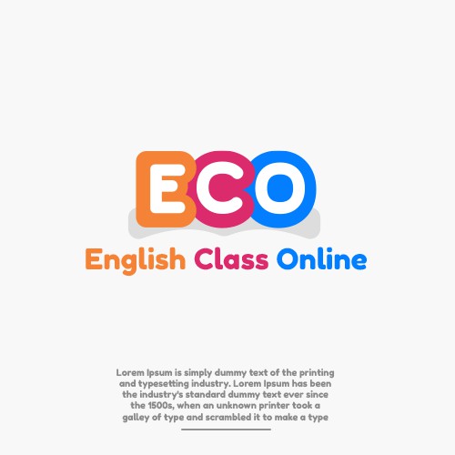 Logo Design Concept for an Online English School