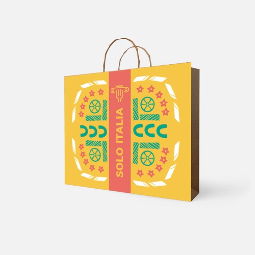 Fresh paperbag design for Italian restuarant