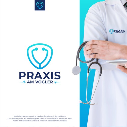 Praxis am Vogler Logo Design