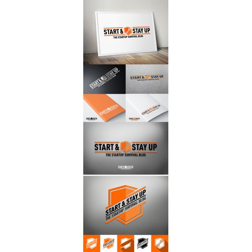 Create a winning logo design for Start & Stay Up, the startup survival blog