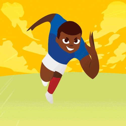 Animation: Mbappé "The Gazelle" Running