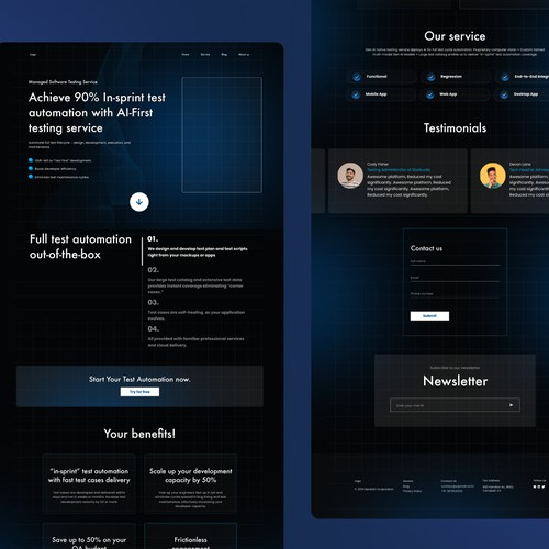 Website design