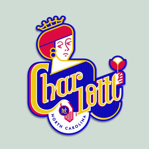 city illustration sticker 