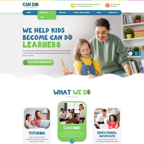 Website Design for Kids School