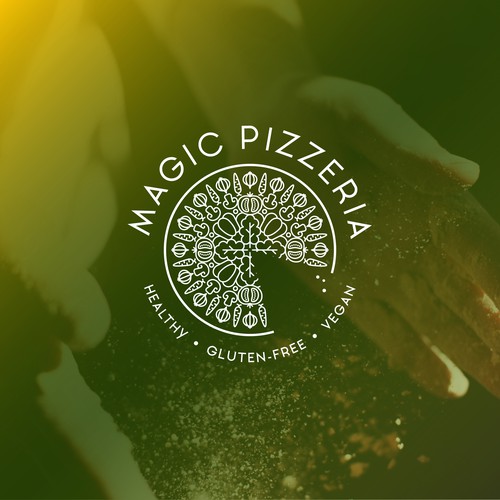 Logo for unique pizzeria concept