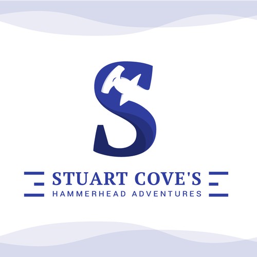Stuart Cove's Hammerhead Adventure Logo Design Concept