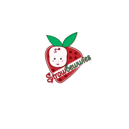 logo concept of strawbewwies