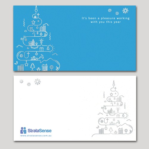 Corporate Christmas Greeting Card
