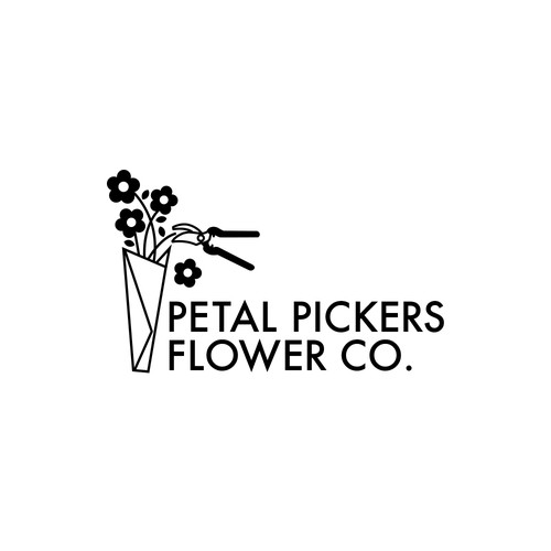 Logo design for flower company
