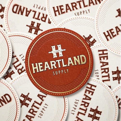Logo concept for Heartland Supply Co.