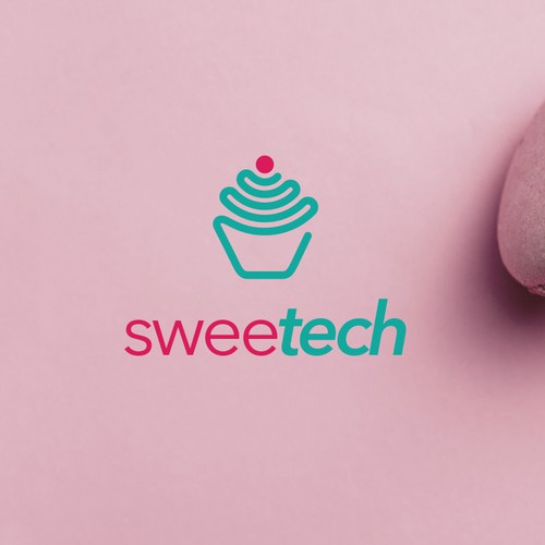 Logo concept for a confectionery/IT business