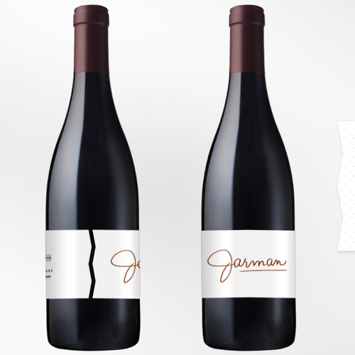 Wine label design for ultra-premium, boutique product
