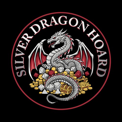 silver dragon logo