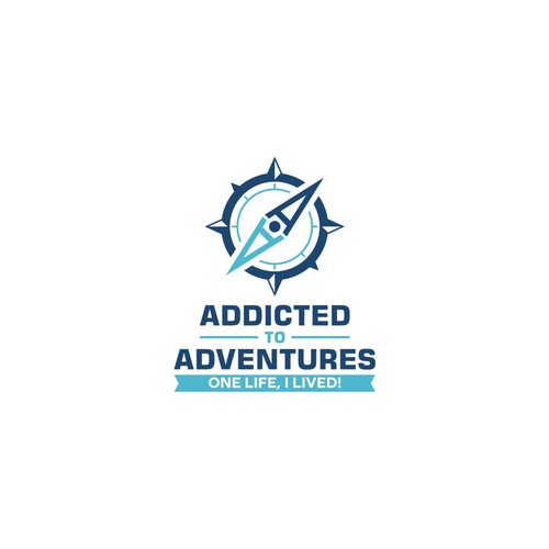 Logo concept for Addicted to Adventures