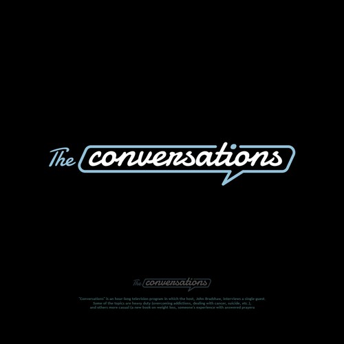 Logo for 'Conversations' talk-format TV series