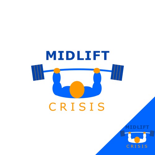 Logo for a weight lifting magazine