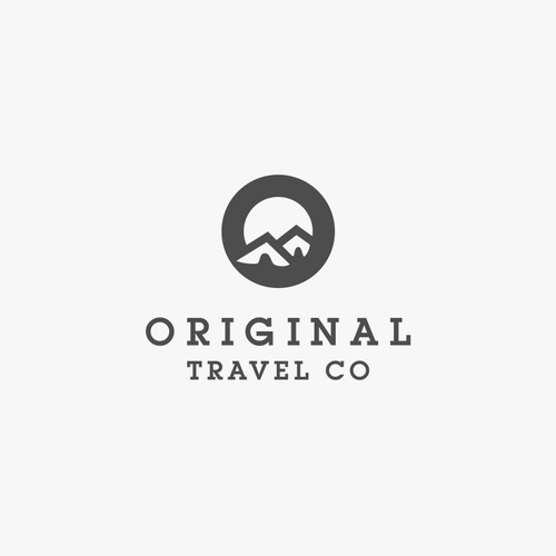 Create a Vintage Logo for a Travel Goods Company