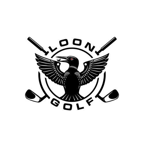 Logo for a golf brand. 