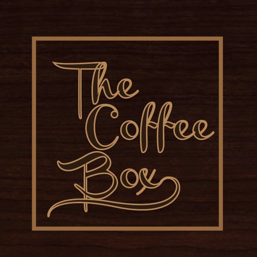 Create a warm logo for The Coffee Box - fresh coffee subscription start up