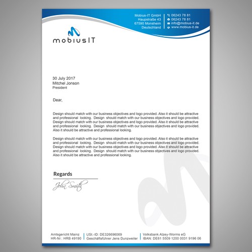 Letterhead Design