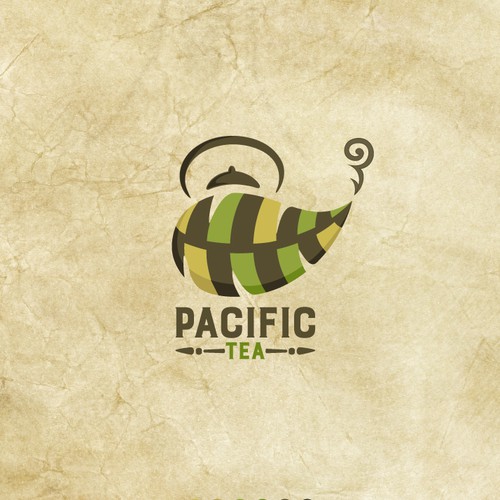 Create an inspiring logo for a tropical tea packaging company!