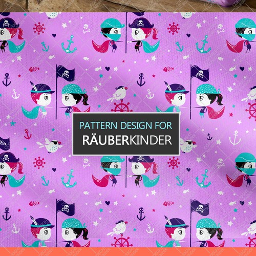 Pattern desig created with the business logo