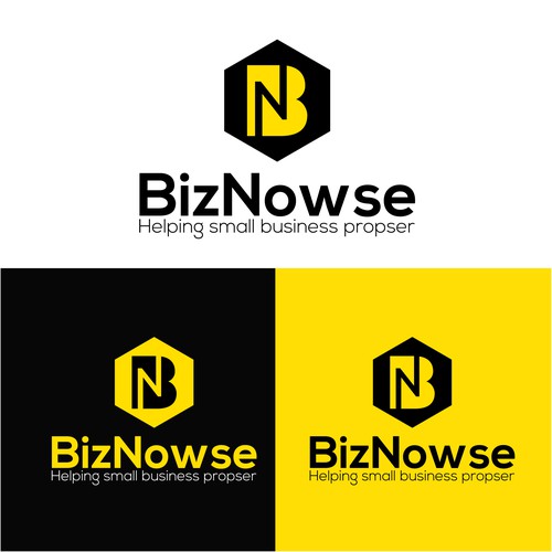 BizNowse Logo Design