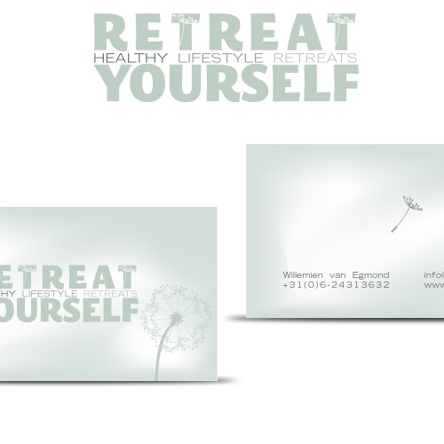 Help RetreatYourself with a new logo and business card