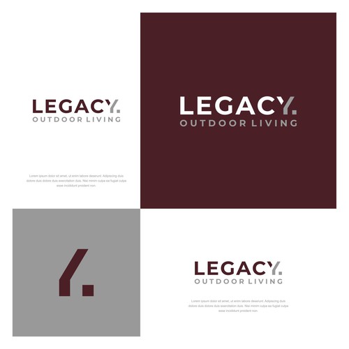 In contest Create a Sophisticated, Premium Logo for Legacy Outdoor Living