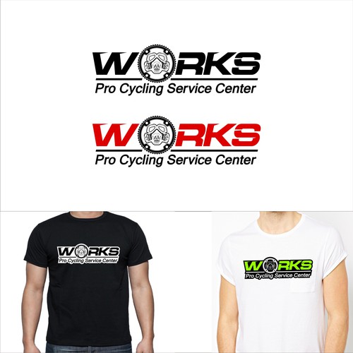New bike shop service center logo