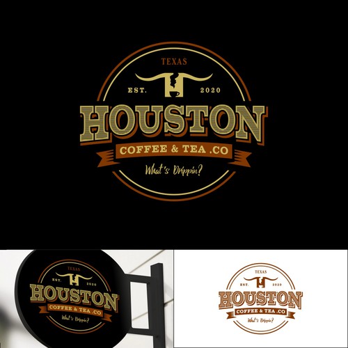 Logo For Houston Coffee & Tea.co Logo Contest