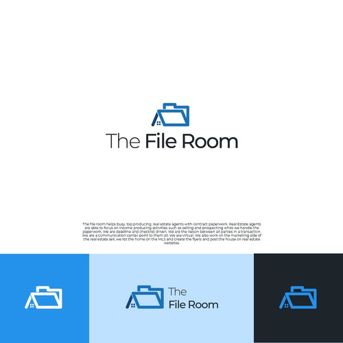 Winner Design for Virtual Real Estate Company called The File Room
