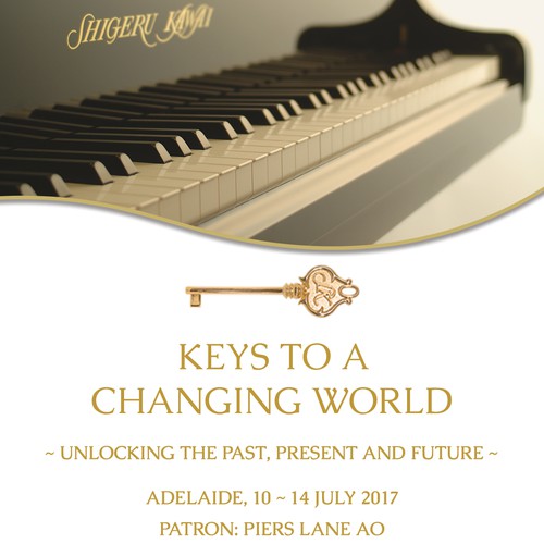 Flyer for piano conference