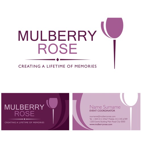 Create the next logo for Mulberry Rose